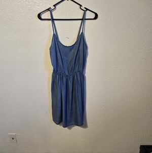 Boohoo Sky Blue Lyocell Dress